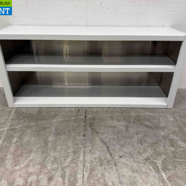 RVS Wandkast Open model 150 cm Horeca