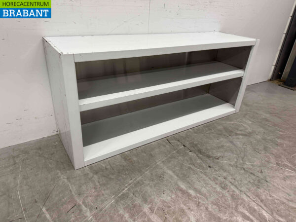 RVS Wandkast Open model 150 cm Horeca - Afbeelding 2