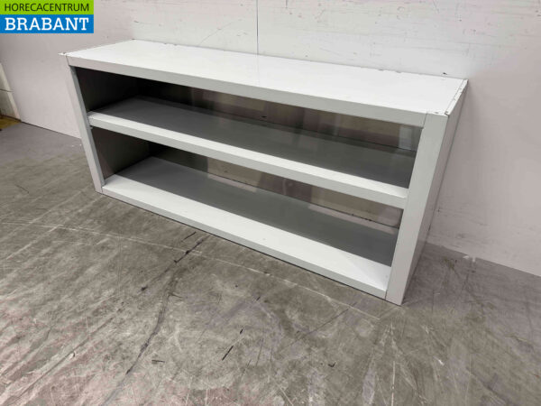 RVS Wandkast Open model 150 cm Horeca - Afbeelding 3