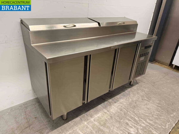 RVS Coreco Koelwerkbank Saladette 179,5 cm 230V Horeca - Afbeelding 3