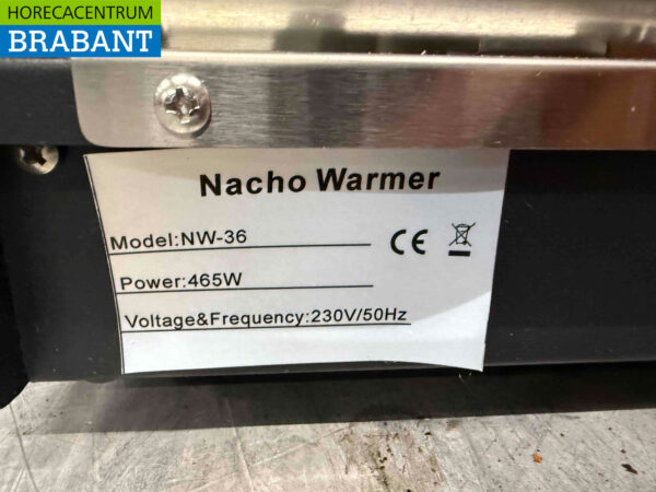 Saro Nachowarmer Warmhoudvitrine 230V Horeca - Afbeelding 8