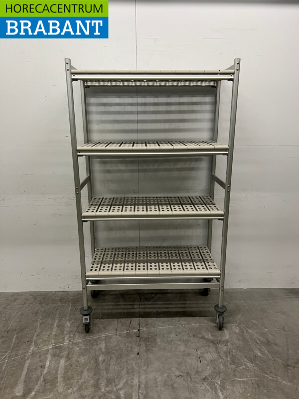 Verrijdbaar Koelcelrek Vriescelrek Stelling 104 cm Horeca
