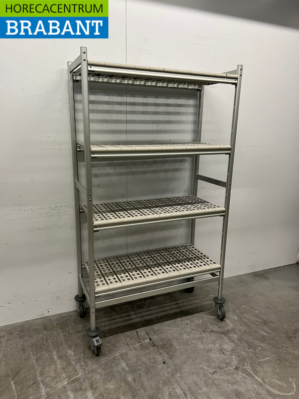 Verrijdbaar Koelcelrek Vriescelrek Stelling 104 cm Horeca - Afbeelding 3