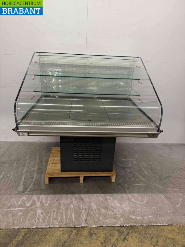 Open koeling koelvitrine displaykoeling 136 cm 230V Horeca