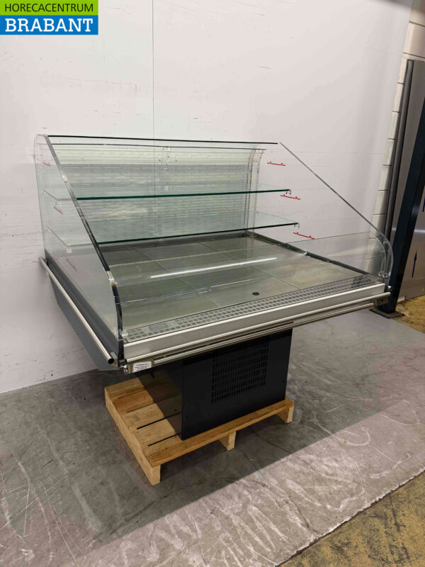 Open koeling koelvitrine displaykoeling 136 cm 230V Horeca - Afbeelding 2