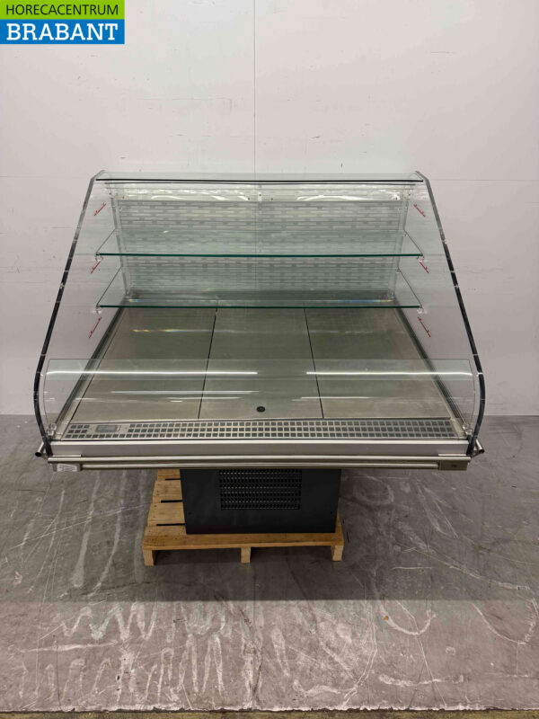 Open koeling koelvitrine displaykoeling 136 cm 230V Horeca - Afbeelding 4