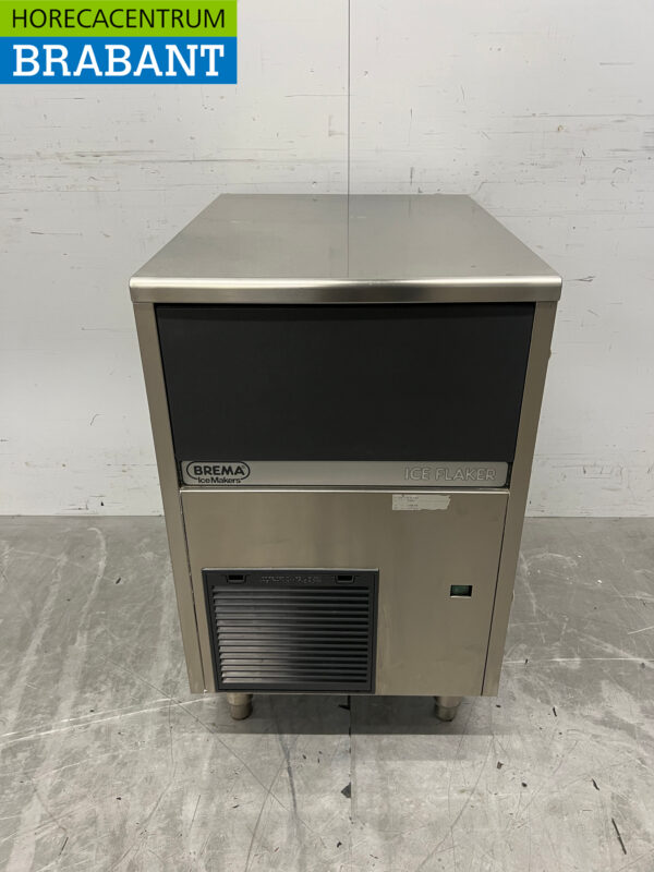RVS Brema Schilferijs Scherfijsmachine 104 kg per dag 230V Horeca