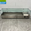 RVS Opzet Saladiere 140 cm 7 x 1/4 GN 230V Horeca
