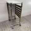 RVS Regaalwagen 6 x 1/1 GN gastronorm 95 cm Horeca - Afbeelding 2