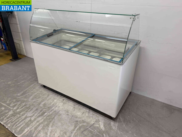 Verrijdbare Combisteel Tenerife Schepijsvitrine 10 bakken 230V Horeca - Afbeelding 2