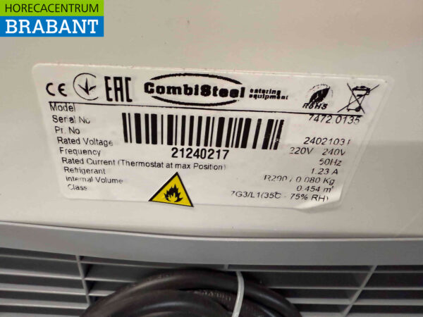 Verrijdbare Combisteel Tenerife Schepijsvitrine 10 bakken 230V Horeca - Afbeelding 7