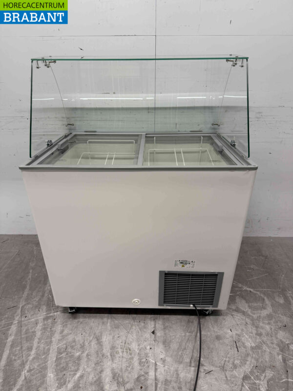 Verrijdbare Combisteel Corsica Schepijsvitrine 6 bakken 230V Horeca - Afbeelding 4