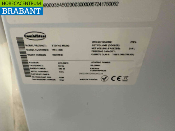Verrijdbare Combisteel IJsconservator Vrieskist 230V Horeca - Afbeelding 6