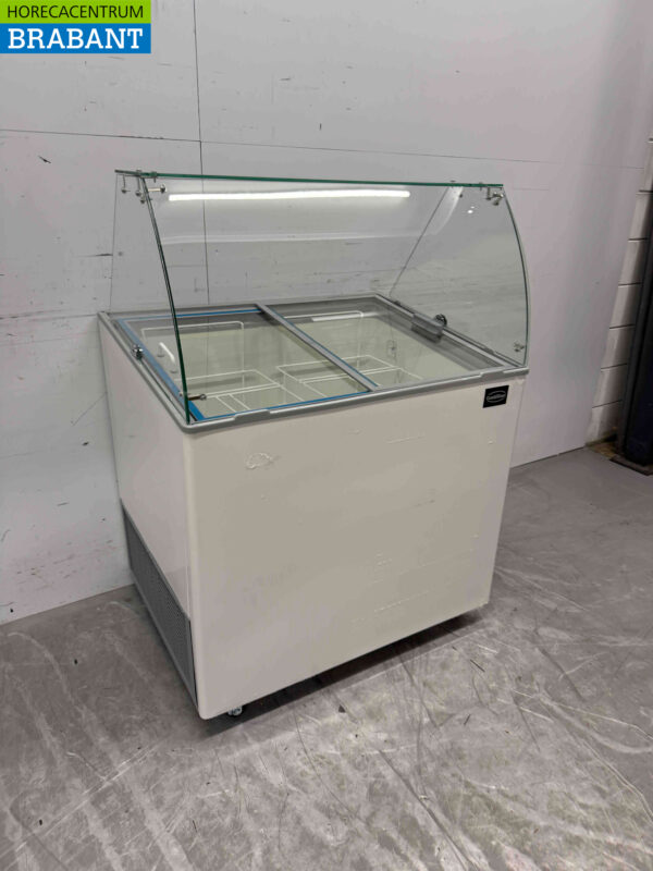 Verrijdbare Combisteel Corsica Schepijsvitrine 6 bakken 230V Horeca - Afbeelding 2