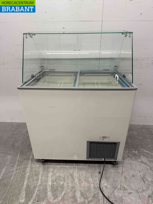 Verrijdbare Combisteel Corsica Schepijsvitrine 6 bakken 230V Horeca - Afbeelding 4