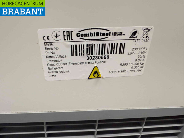 Verrijdbare Combisteel Java Schepijsvitrine 8 bakken 230V Horeca - Afbeelding 7