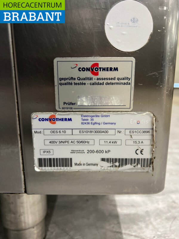 RVS Convotherm Combisteamer 7 x 1/1 GN 400V Horeca - Afbeelding 6