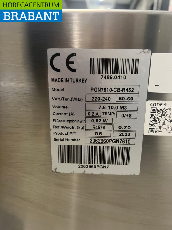 RVS Combisteel Insteekunit Koelcel 10m3 230V Horeca - Afbeelding 5