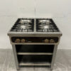 RVS Atag 4 pits fornuis 70 cm Aardgas Horeca