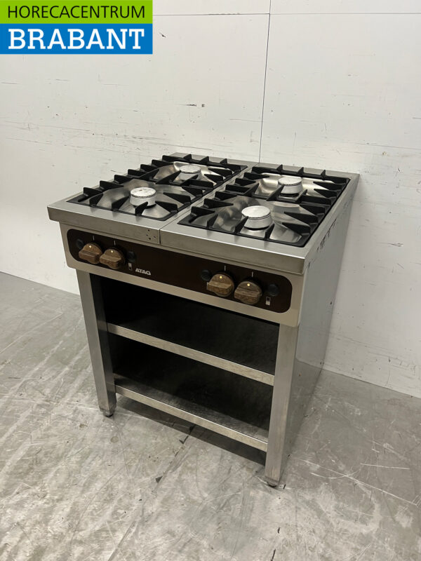 RVS Atag 4 pits fornuis 70 cm Aardgas Horeca - Afbeelding 2