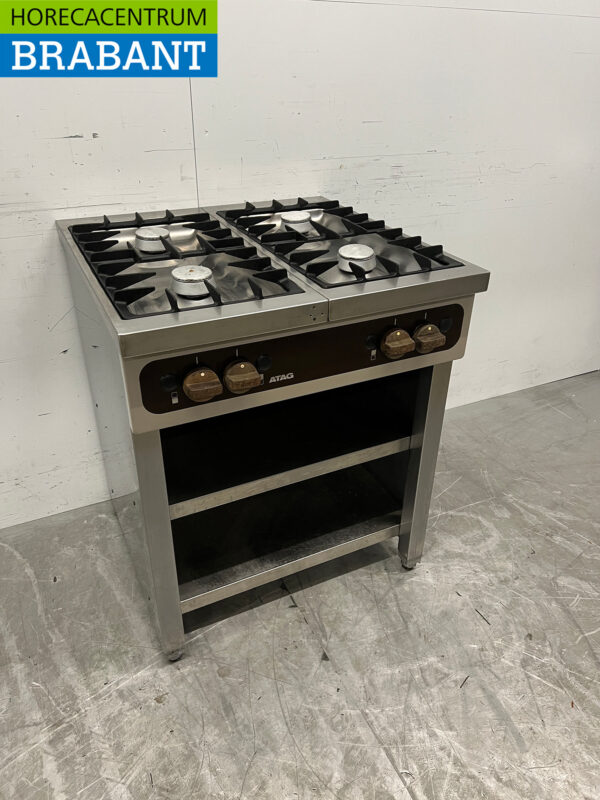 RVS Atag 4 pits fornuis 70 cm Aardgas Horeca - Afbeelding 3