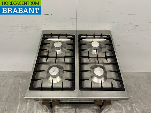 RVS Atag 4 pits fornuis 70 cm Aardgas Horeca - Afbeelding 4