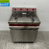 RVS Diamond Dubbele Friteuse 2 x 14 liter 400V Horeca