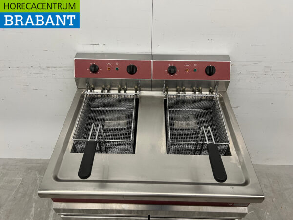 RVS Diamond Dubbele Friteuse 2 x 14 liter 400V Horeca - Afbeelding 4