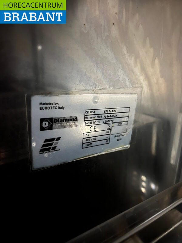 RVS Diamond Dubbele Friteuse 2 x 14 liter 400V Horeca - Afbeelding 6