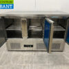 RVS Maxxfrost koelwerkbank 3 deuren 137 cm 230V Horeca - Afbeelding 4