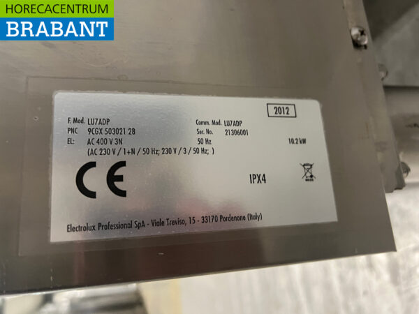 RVS Zanussi Vaatwasser met afvoerpomp 400V Horeca - Afbeelding 7