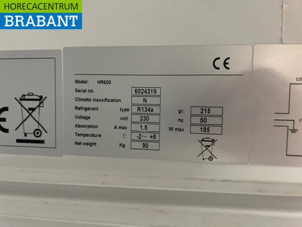 Maxxfrost koeling koelkast 600 liter 230V Horeca - Afbeelding 5