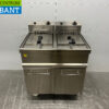 RVS Cullion Verrijdbare dubbele friteuse 2 x 17 liter 400V Horeca