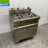 RVS Cullion Verrijdbare dubbele friteuse 2 x 17 liter 400V Horeca - Afbeelding 3