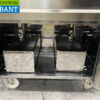 RVS Cullion Verrijdbare dubbele friteuse 2 x 17 liter 400V Horeca - Afbeelding 5