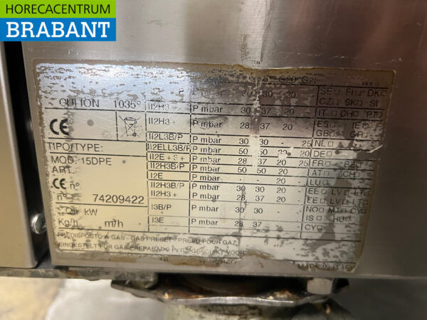 RVS Cullion Verrijdbare dubbele friteuse 2 x 17 liter 400V Horeca - Afbeelding 6