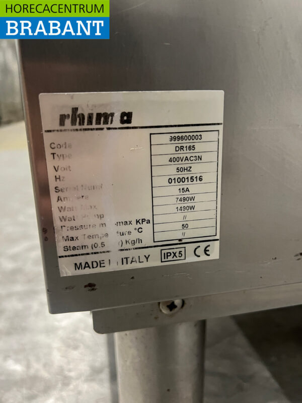 RVS Rhima DR165 Gereedschapwasser 400V Horeca - Afbeelding 7