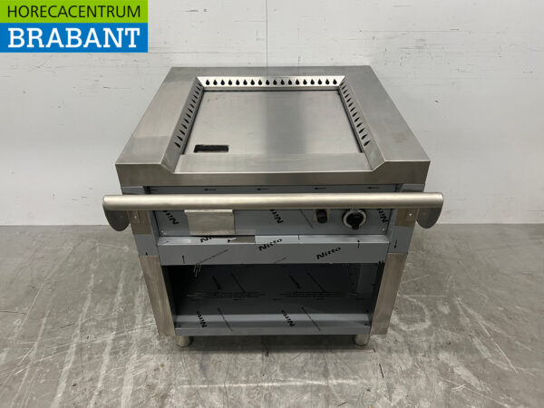 RVS Teppanyaki grill bakplaat grillplaat 80 cm GAS Horeca