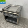 RVS Teppanyaki grill bakplaat grillplaat 80 cm GAS Horeca - Afbeelding 2