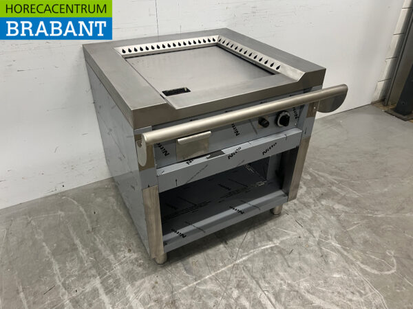 RVS Teppanyaki grill bakplaat grillplaat 80 cm GAS Horeca - Afbeelding 3