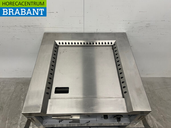 RVS Teppanyaki grill bakplaat grillplaat 80 cm GAS Horeca - Afbeelding 4