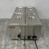 RVS HCB Bain marie 4 x 1/4 GN 230V Horeca