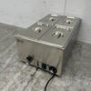 RVS HCB Bain marie 4 x 1/4 GN 230V Horeca - Afbeelding 2