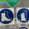 Set Veiligheidspictogrammen en veiligheidssymbolen Stickers - Afbeelding 4