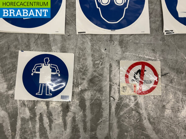 Set Veiligheidspictogrammen en veiligheidssymbolen Stickers - Afbeelding 6