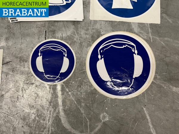 Set Veiligheidspictogrammen en veiligheidssymbolen Stickers - Afbeelding 7