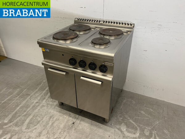 RVS Electrolux 4 Pits Elektrisch Fornuis 400V Horeca - Afbeelding 2