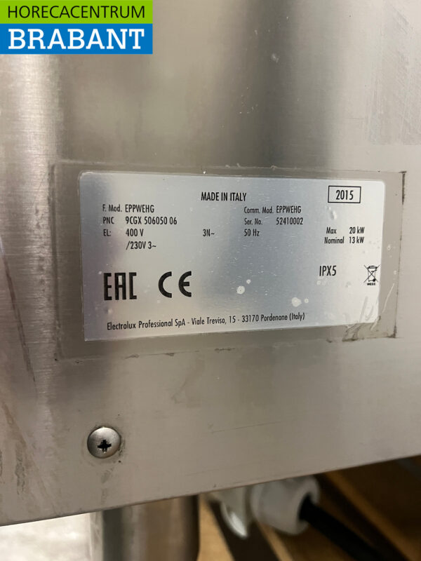 RVS Electrolux Gereedschapwasser 400V Horeca - Afbeelding 7