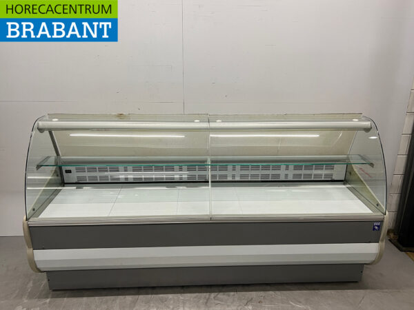DGD Koelvitrine Snackvitrine Gekoelde vitrine 248,5 cm 230V Cafetaria Friettent Horeca
