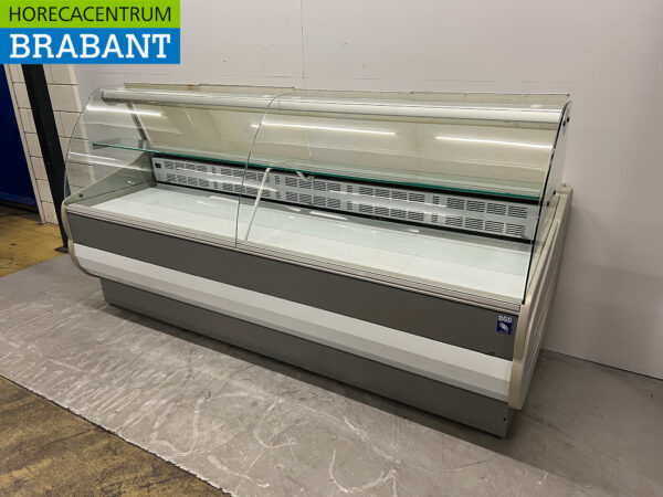 DGD Koelvitrine Snackvitrine Gekoelde vitrine 248,5 cm 230V Cafetaria Friettent Horeca - Afbeelding 3